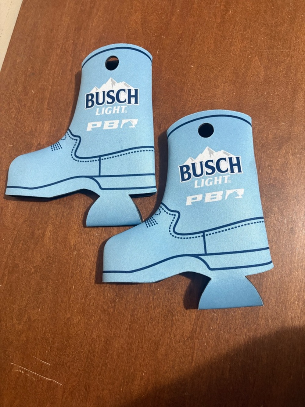 Busch Light Boot Shaped Beer Coolers Set of 2